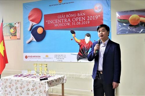 Nhân 74 năm Quốc khánh: Sôi động giải bóng bàn người Việt tại Liên bang Nga