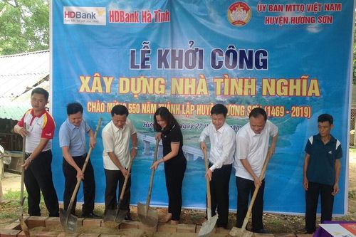 MTTQ huyện Hương Sơn (Hà Tĩnh): Kêu gọi hỗ trợ xây dựng 200 nhà ở