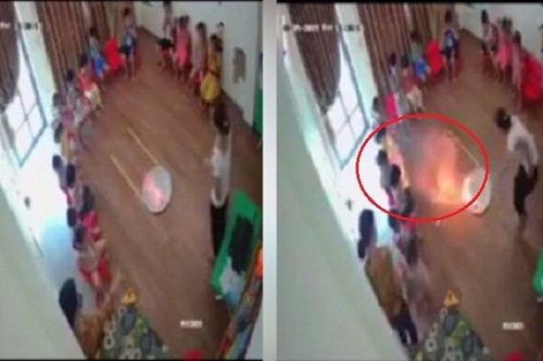 Cô giáo đốt cồn dạy học khiến 3 trẻ mầm non bị bỏng nặng