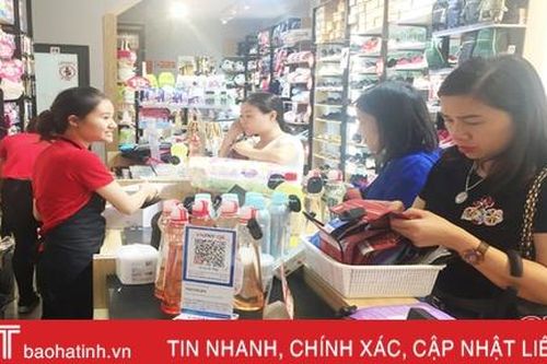 Thanh toán QR Pay nhanh, tiện - kích thích thị trường tiêu dùng Hà Tĩnh