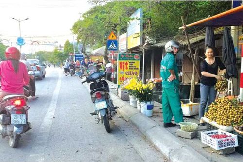 Tiềm ẩn nguy cơ tai nạn tại khu vực chợ Lương Sơn