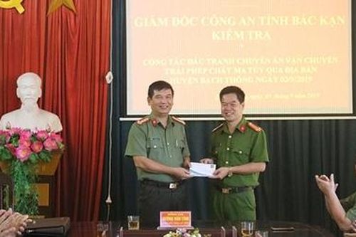 Phá án ma túy, Công an huyện Bạch Thông nhận thưởng