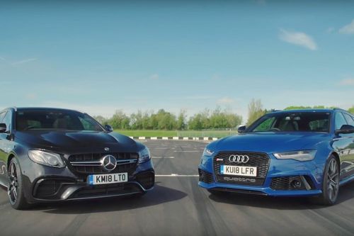 Audi RS6 đấu với Mercedes-AMG E63 - trận chiến xe gia đình hạng sang