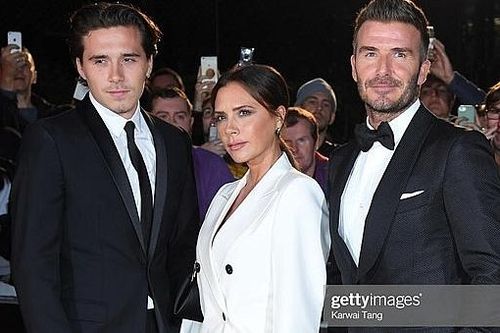 Gia đình danh thủ David Beckham nổi bật trên thảm đỏ