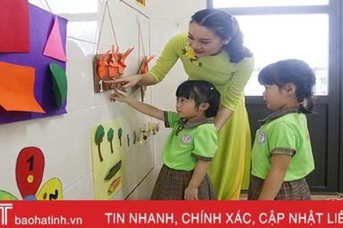 Đưa trường mầm non 50 tỷ đồng ở Thạch Hà vào dạy trẻ