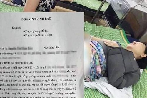 Hà Nội: Vợ tố bị chồng cũ đâm ô tô ép vào tường phải nhập viện vì đa chấn thương