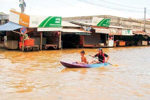 Lũ sông Mekong sắp về tới Campuchia và Việt Nam trong vài ngày tới