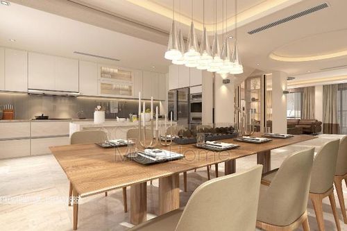 Kê bàn ăn hợp phong thủy giữ gìn hạnh phúc gia đình