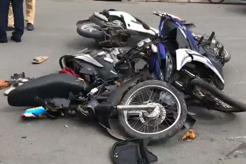 Tai nạn liên hoàn khiến 2 người bị thương tại Thành phố Hồ Chí Minh