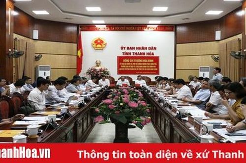 Phó Thủ tướng Thường trực Chính phủ Trương Hòa Bình làm việc với tỉnh Thanh Hóa về công tác cải cách hành chính