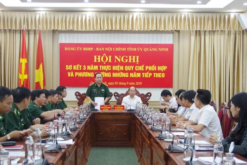 Sơ kết 3 năm thực hiện quy chế phối hợp giữa Ban Nội chính Tỉnh ủy và Đảng ủy BĐBP tỉnh Quảng Ninh