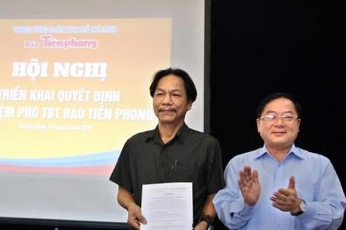 Nhà báo Lê Minh Toản được bổ nhiệm giữ chức Phó Tổng Biên tập báo Tiền phong