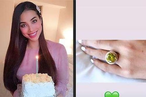 Phạm Hương được bạn trai đại gia tặng nhẫn kim cương trong sinh nhật