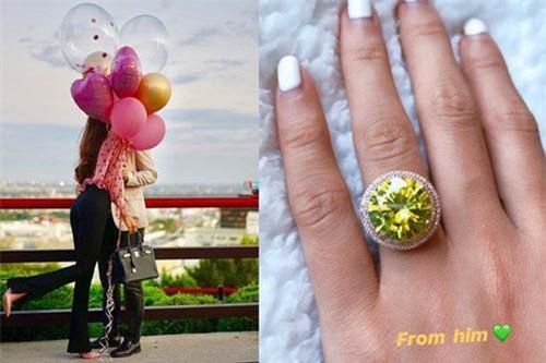 Sau nhẫn kim cương cầu hôn, Phạm Hương được bạn trai đại gia tặng quà sinh nhật 'khủng' không kém