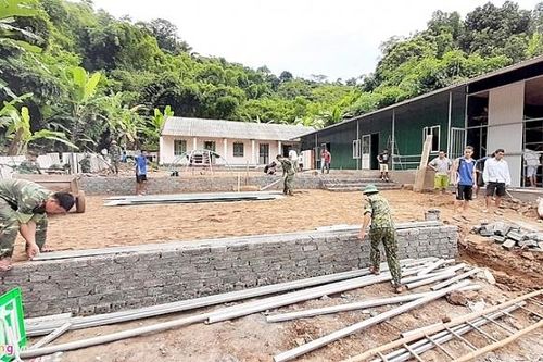 Quyết tâm khai trường đúng hẹn