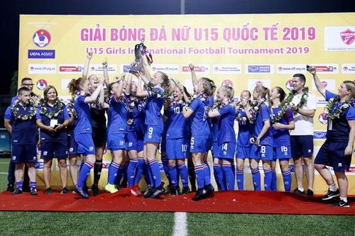 U.15 nữ Iceland vô địch giải bóng đá nữ U.15 Quốc tế 2019