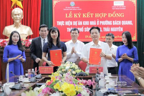 Ký kết hợp đồng Dự án khu nhà ở phường Bách Quang