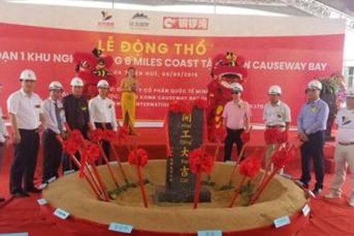 Kinh tế Xây dựng - Giao thông Động thổ giai đoạn 1 Khu du lịch Minh Viễn Lăng Cô