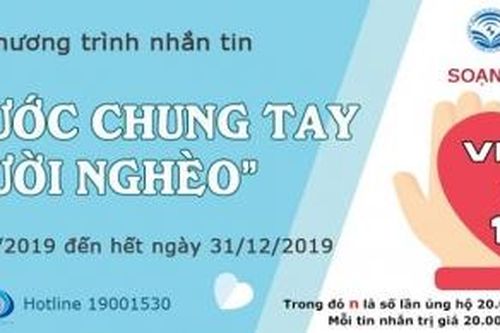 Ngành Ngân hàng hưởng ứng nhắn tin ủng hộ người nghèo