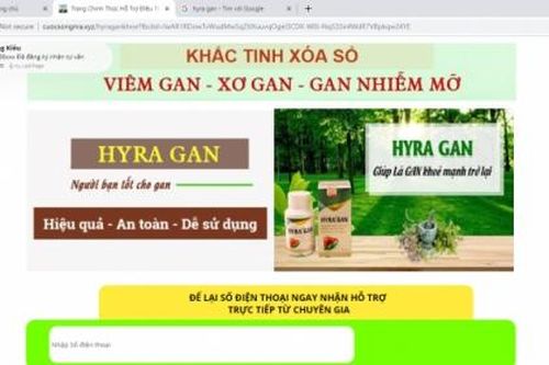 Thực phẩm chức năng Hyra Gan quảng cáo trá hình 'thổi phồng' công dụng?