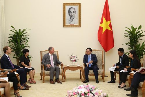 Phó Thủ tướng Vương Đình Huệ tiếp Công ty năng lượng Hoa Kỳ