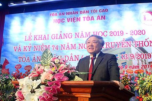 Học viện Tòa án khai giảng năm học mới 2019-2020