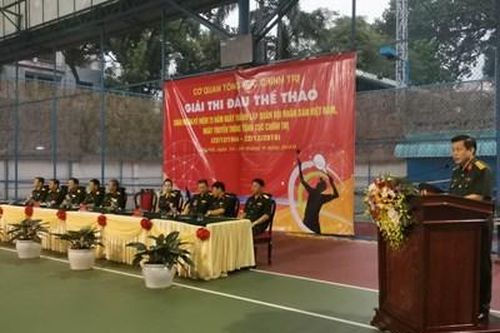 236 vận động viên thi đấu Giải thể thao Cơ quan Tổng cục Chính trị năm 2019
