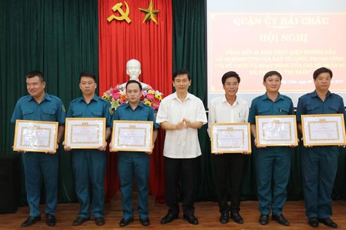 Xây dựng chi bộ quân sự gắn với xây dựng cơ quan, đơn vị vững mạnh toàn diện