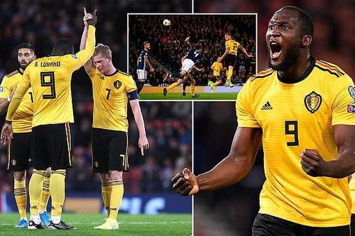 Lukaku khơi mào, Bỉ vùi dập Scotland