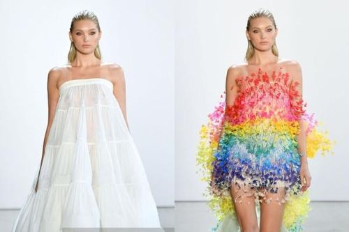 Thiên thần nội y Elsa Hosk diễn vedette trong show NTK Công Trí