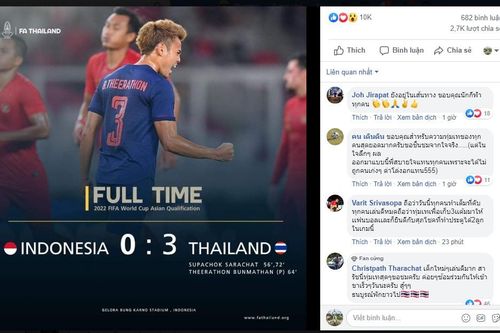 Người Thái sướng rơn khi lần đầu đánh bại chủ nhà Indonesia sau 11 năm