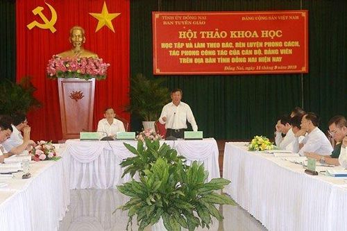 Đồng Nai đẩy mạnh việc học tập và làm theo Bác