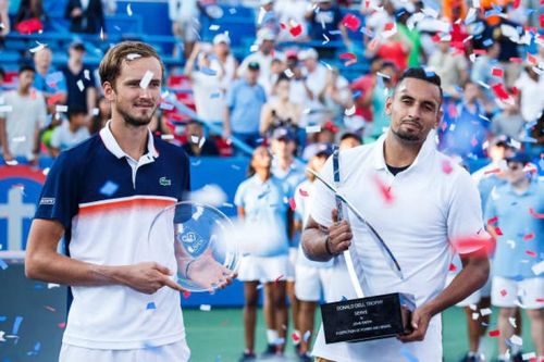 'Dân chơi' Nick Kyrgios có thần tượng mới: Đó là 'Tay súng trẻ người Nga' Daniil Medvedev
