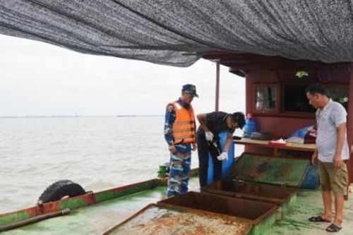 Tạm giữ 35.000 lít dầu DO không rõ nguồn gốc trên vùng biển Quảng Ninh và Hải Phòng