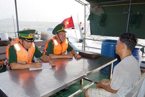 Bắt quả tang 12 phương tiện vận chuyển cát không có hóa đơn chứng từ trên biển