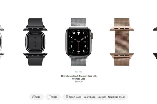 Watch Studio dành cho đồng hồ thông minh Apple thế hệ 5 là tính năng gì?