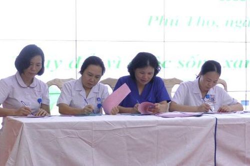 Trung tâm Sản - Nhi BVĐK Phú Thọ quyết thay đổi vì cuộc sống xanh
