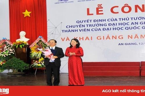 Trường Đại học An Giang chính thức là thành viên Đại học Quốc gia TP. Hồ Chí Minh