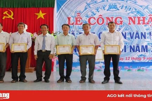 Công nhận xã Hiệp Xương đạt chuẩn văn hóa nông thôn mới