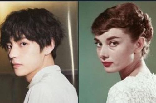 Ngắm V BTS trong loạt ảnh như 'bản sao' của Marilyn Monroe và Audrey Hepburn