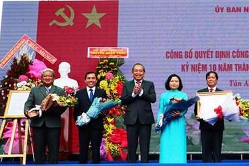 Thành phố Tân An (Long An) trở thành đô thị loại II