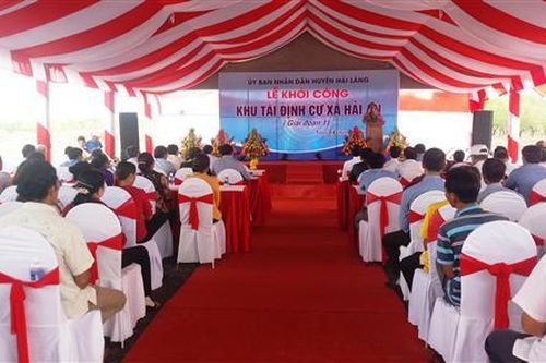 Khởi công xây dựng Khu tái định cư xã Hải An giai đoạn I