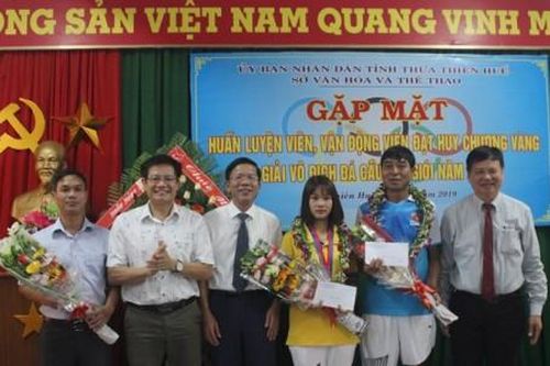 Thể thao Thể thao Vinh danh 2 thầy trò làm rạng danh thể thao Huế ở đấu trường thế giới
