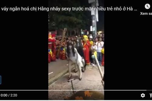 Nhảy phản cảm trước trẻ nhỏ đêm Trung thu, hai 'chị Hằng' bị chỉ trích gay gắt