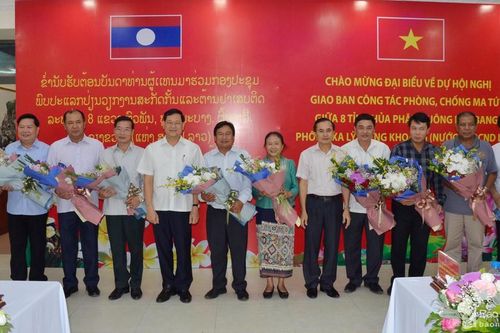 8 tỉnh của Việt Nam và Lào giao ban công tác phòng, chống ma túy tại Nghệ An