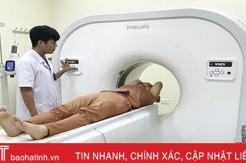 Thêm bệnh viện tuyến huyện Hà Tĩnh vận hành máy chụp cắt lớp vi tính 6 dãy