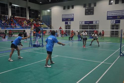 Trên 400 VĐV tham gia Giải Cầu lông Trung cao tuổi toàn quốc 2019 tại Đà Lạt