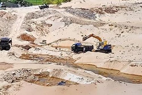 Cần xử lý nghiêm doanh nghiệp vi phạm khai thác cát