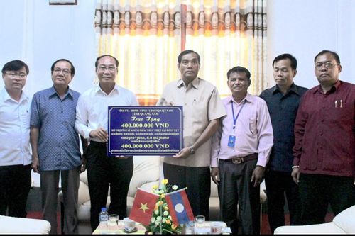 Quảng Nam hỗ trợ tỉnh Sê Kông và Chămpasak khắc phục thiệt hại do lũ lụt