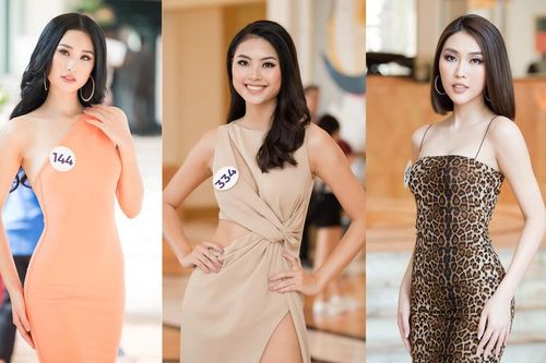 Tường Linh, Đào Hà và dàn người đẹp quen mặt gợi cảm dự thi Hoa hậu Hoàn vũ VN
